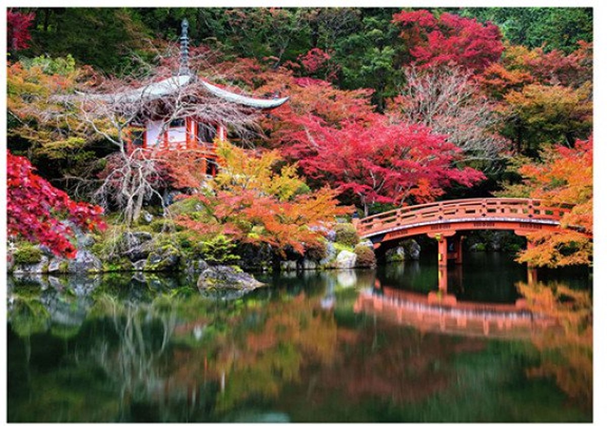Ravensburger puslespil daigo-ji, kyoto, japan 1000 stk