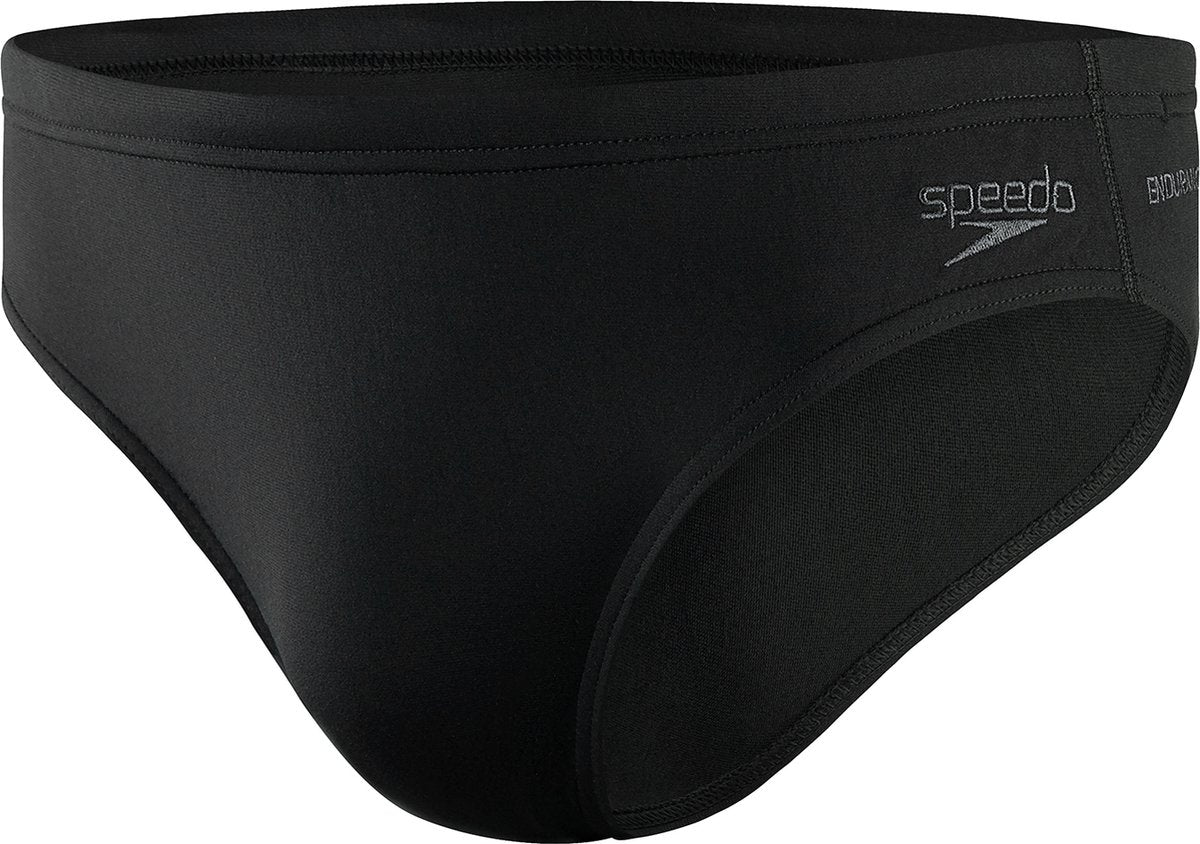 Speedo eco+ short 7 cm sportsbadebukser til mænd - sort