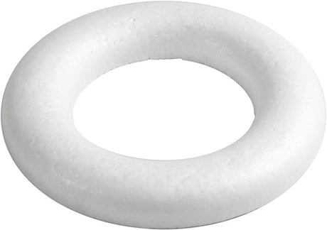Creativ Company Styropor ringer med flad ryg, 30 cm