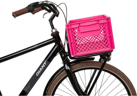 Fastrider fietskrat medium - roze - 22l