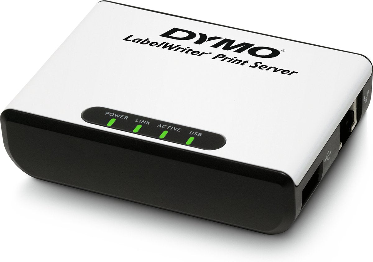 Dymo labelwriter printserver | trådløs netværksprintserver til etiketskrivere (type c eu-stik)