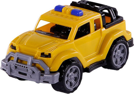 Cavallino Trendy Jeep Geel, 22 cm