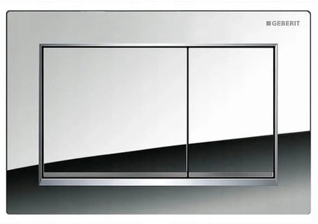 Geberit sigma20 styreplade - 2-knaps skyl - rektangulære knapper - gl.chr. matchr. gl.chr.
