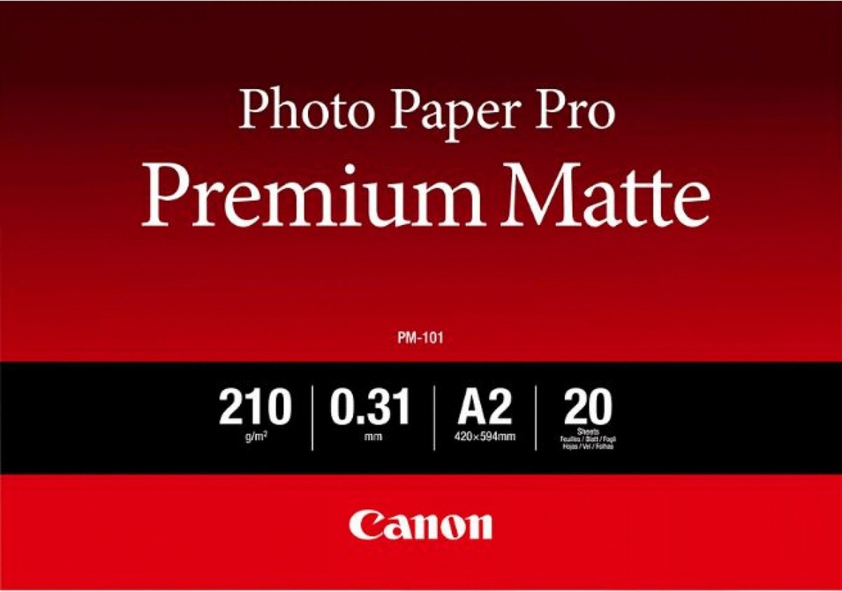 Canon 8657b017 pakke fotopapir a2 hvid mat