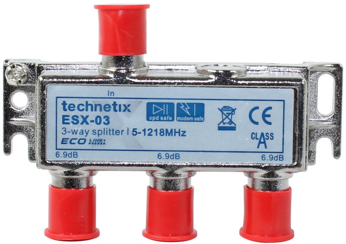 Technetix esx-03 3-vejs coax skruefordeler