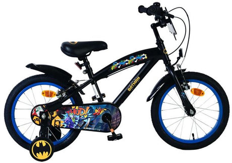 Batman børnecykel - drenge - 16 tommer - sort - 2 håndbremser