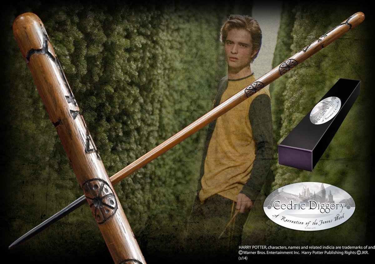 Umærket sans marque harry potter (tryllestav) cedric diggory (karakterudgave) brun