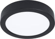 Eglo fueva 5 opbouwlamp - led - ø 16 cm - zwart - dimbaar