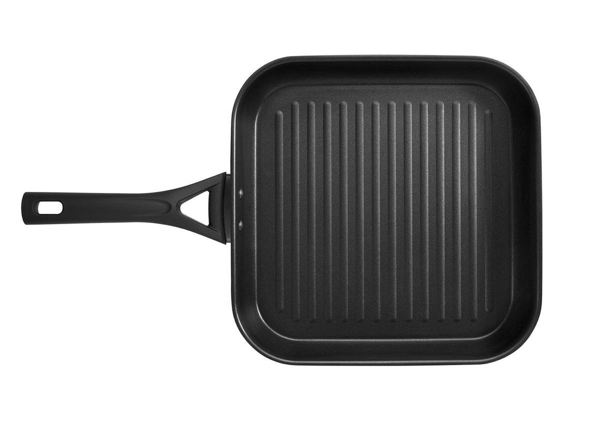 Pyrex - expert touch grillpande 28 cm - rustfrit stål - sølv