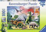 Ravensburger blandt dinosaurerne – xxl puslespil 100 brikker