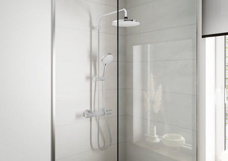 Hansgrohe lakblanding - showerpipe - krom - med termostat