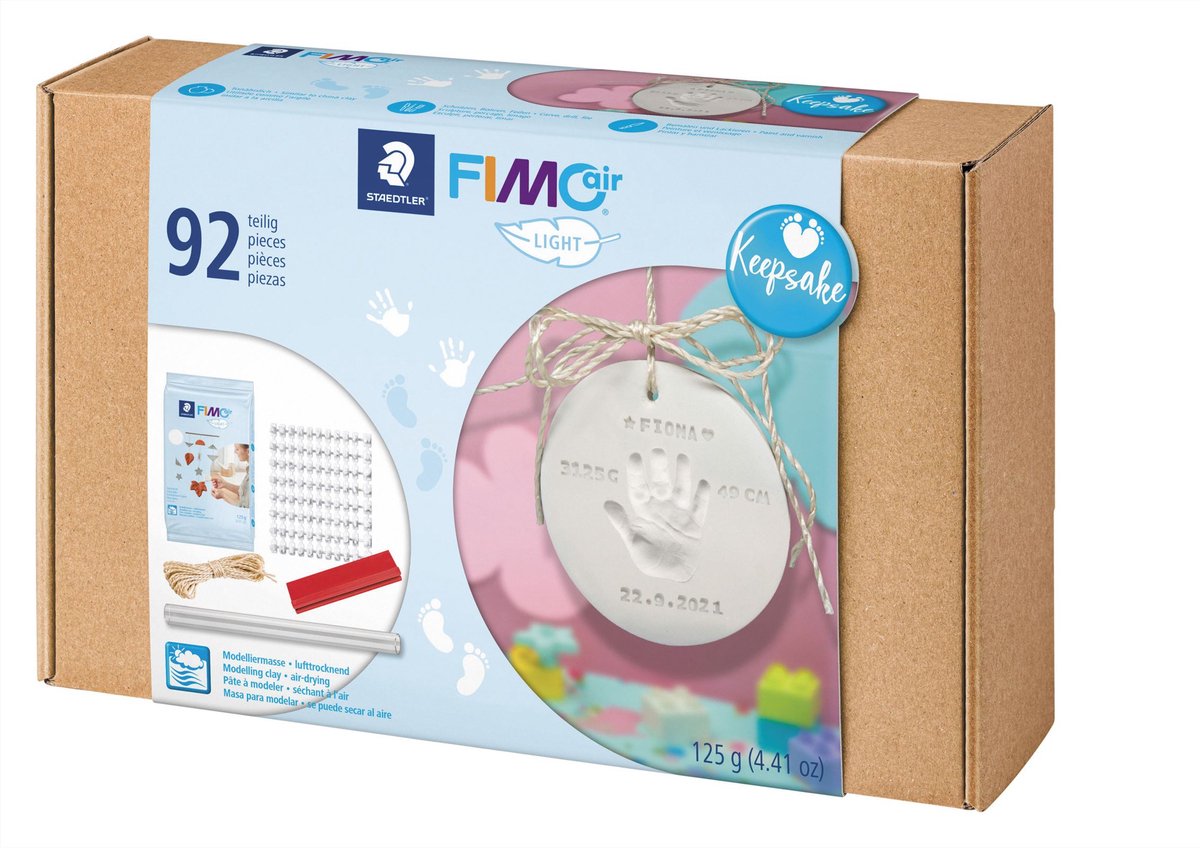 Fimo air - lufttørrende modeller - sæt minde