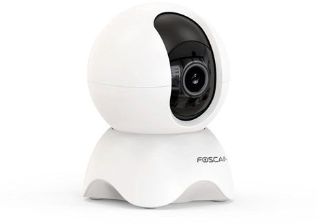 Foscam x5 - sikkerhedskameraer - 5 mp - pan tilt - indendørs kamera - babyalarm - persongenkendelse - hvid
