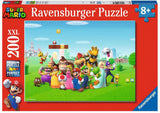 Ravensburger puslespil super mario - puslespil - 200 xl brikker