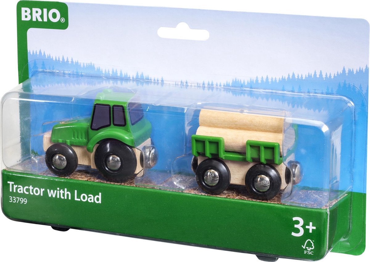 Brio traktor med trailer - 33799