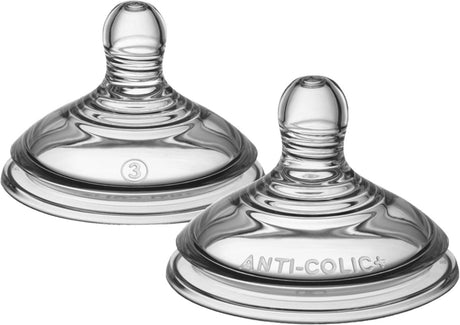 Tommee tippee avancerede anti-kolik flaskesutter - høj flowhastighed 6m+ - sæt med 2