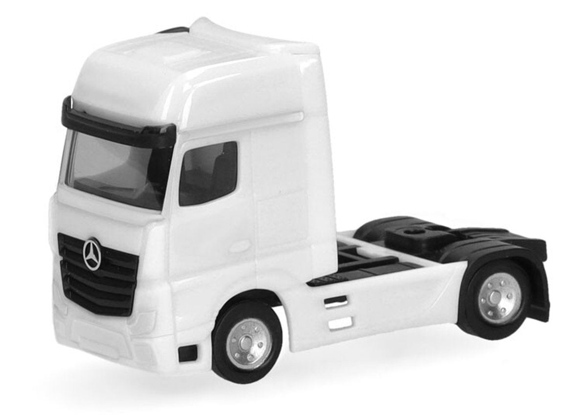 Herpa mercedes benz actros giga 2a., hvid (2 stk.)