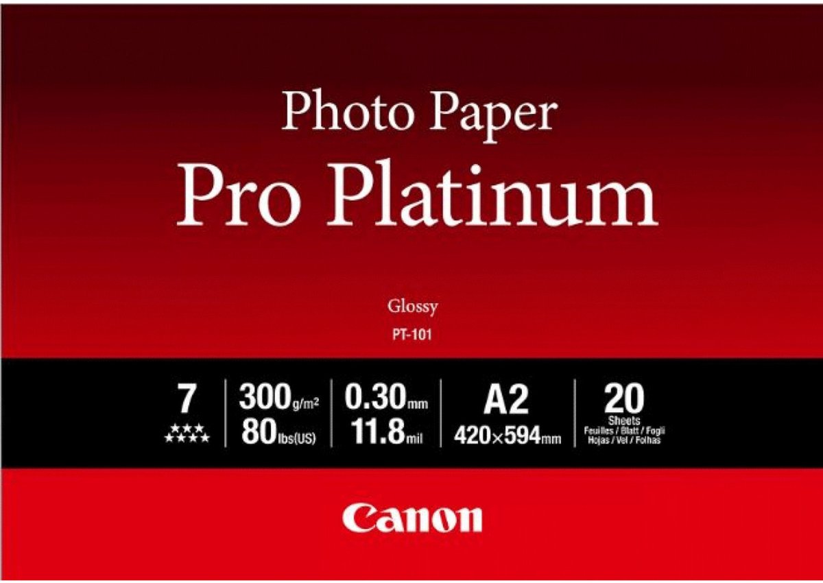 Canon 2768b067 pakke fotopapir a2 hvid højglans
