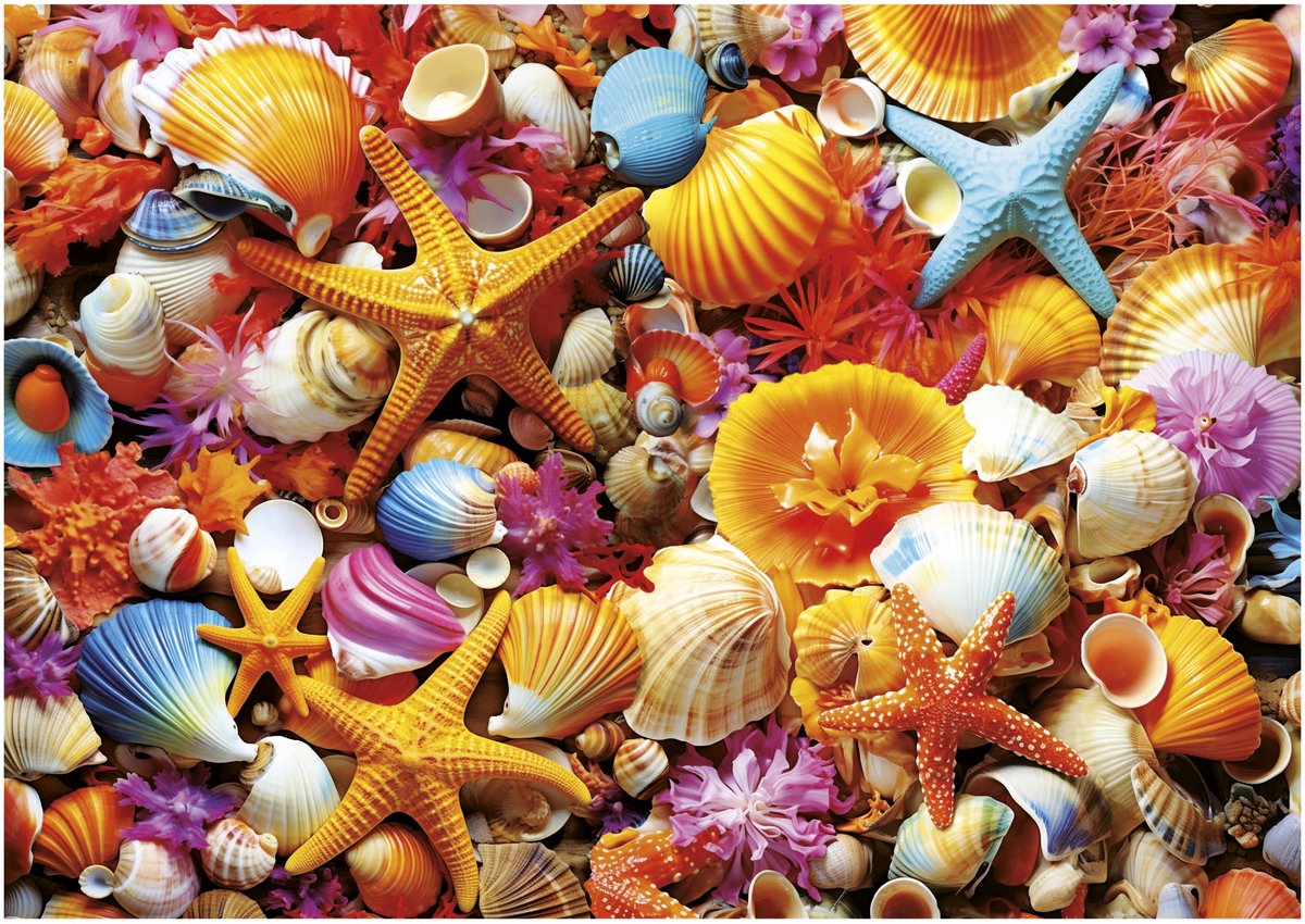Educa - puslespil - collage de conchas 1000 brikker