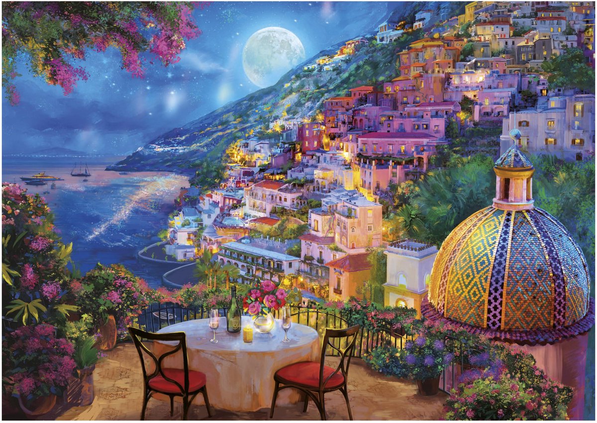 Educa puslespil positano date night 2000 brikker voksne.