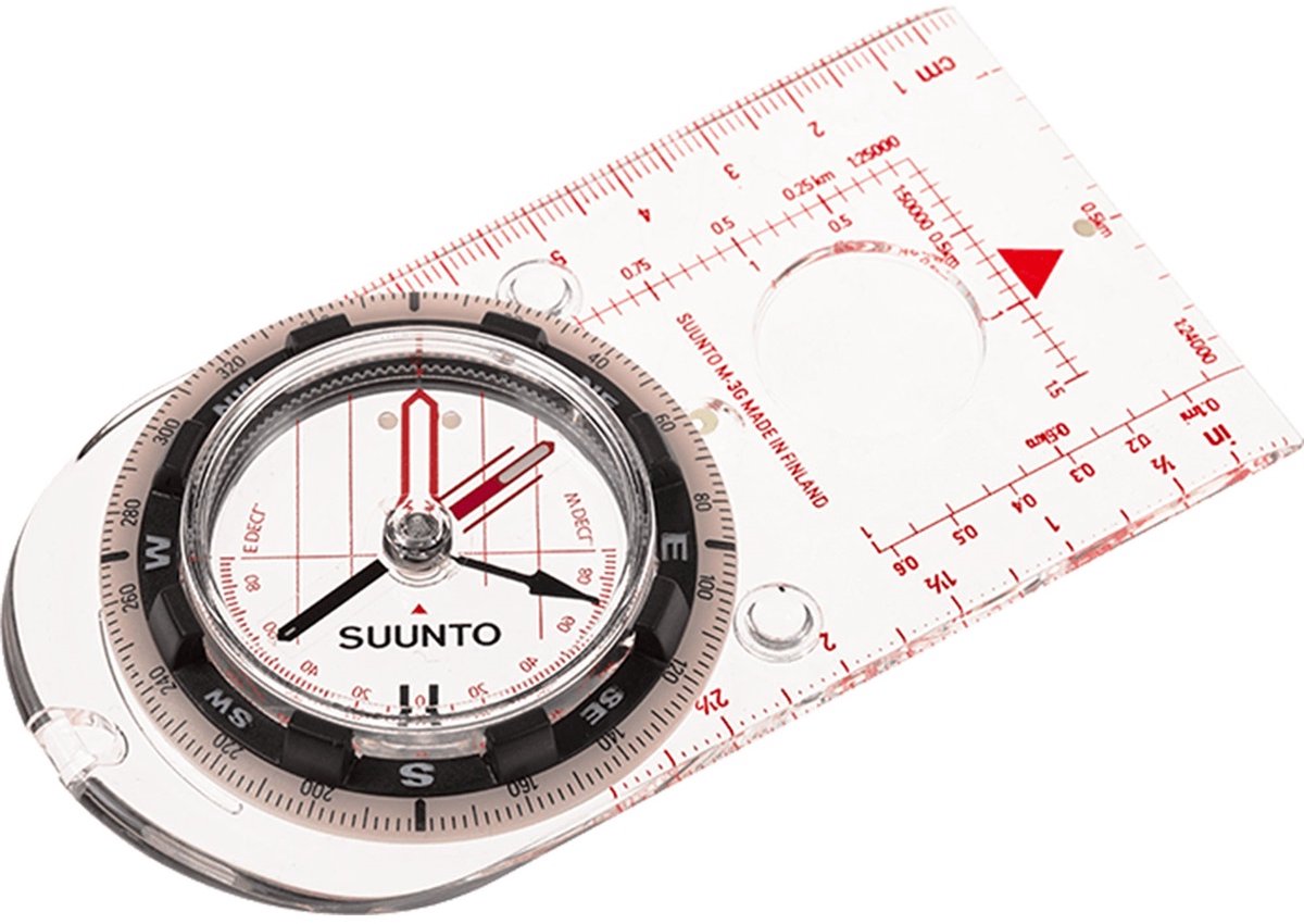 Suunto m-3 pladekompas globalt - gennemsigtig