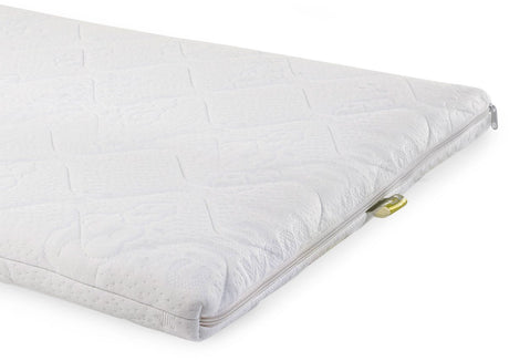 Childhome himmelsikker sove-babymadras – 90x50x7 cm – anti-allergisk – vaskbart betræk – åndbar elastisk