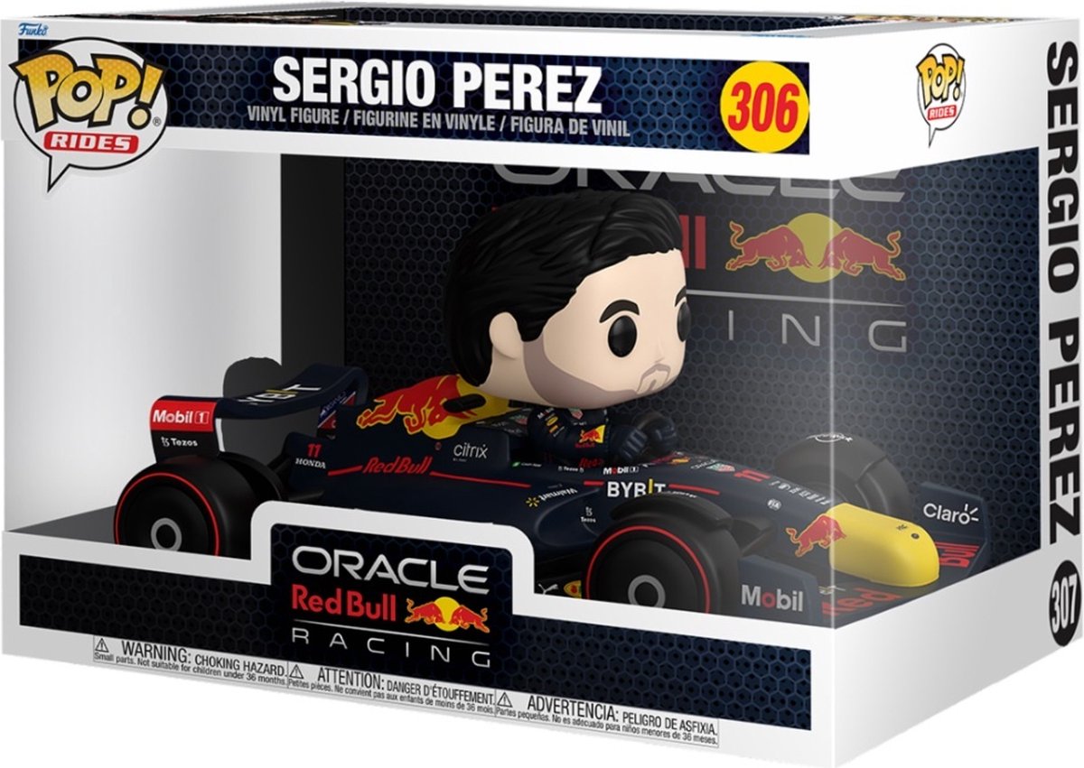 Funko pop rides: formel 1 - sergio perez pop #306