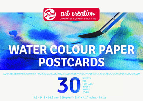 Talens art creation akvarel malepapir 10,5x14,8cm 200g30v