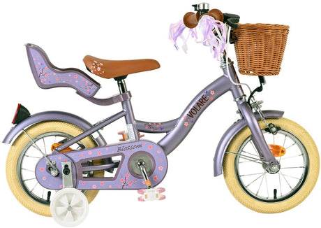 Volare blossom børnecykel - piger - 12 tommer - lilla