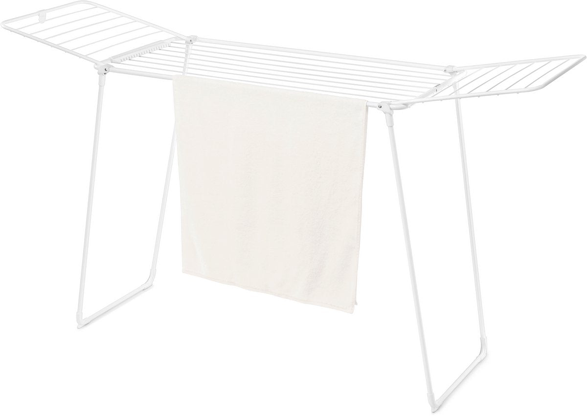 Brabantia hangon too tørrestativ - 22 m - foldbar vaskestativ - ekstra høj - hvid