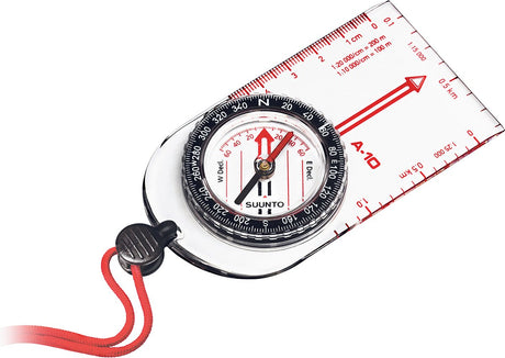 Suunto a-10 nh pladekompas - til vandrere og spejdere - gennemsigtig