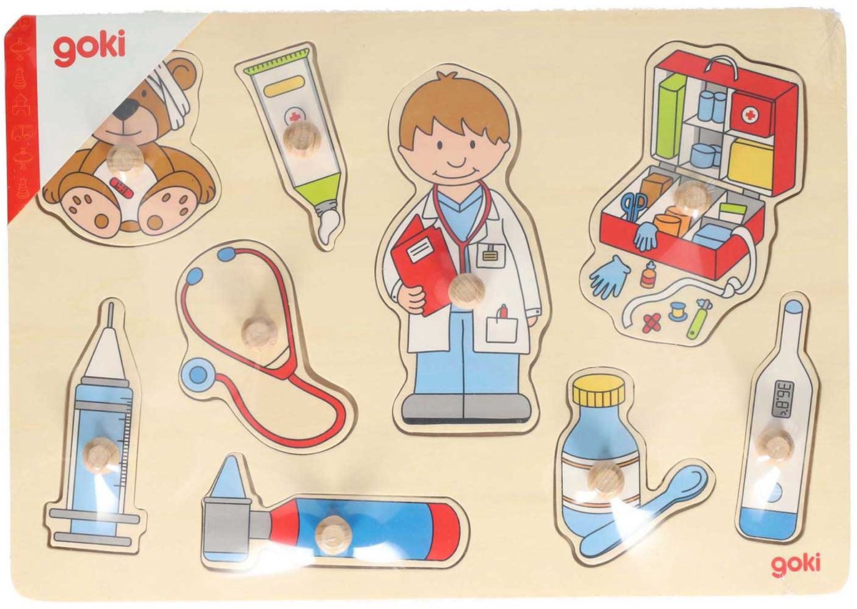 Goki Wooden Nick Puzzle - Hos Doctor