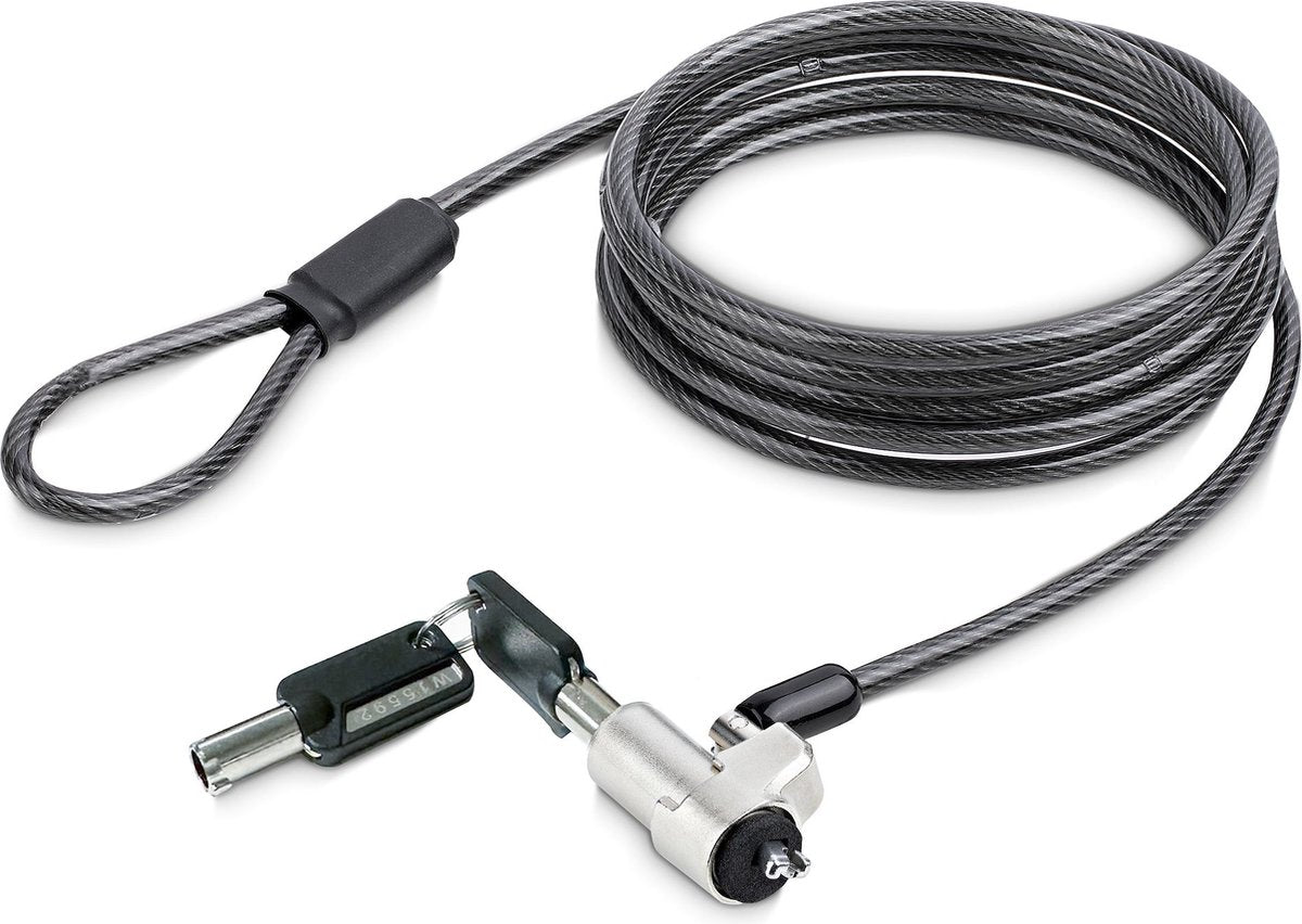 Startech .com nblwk-laptop-lock kabellås sort, sølv 2 m