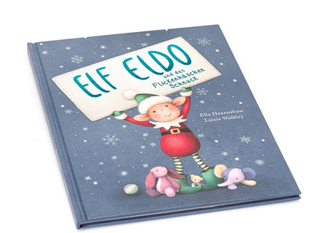 Jellycat børnebog alf eldo og flickenhazen schnuck eventyr.