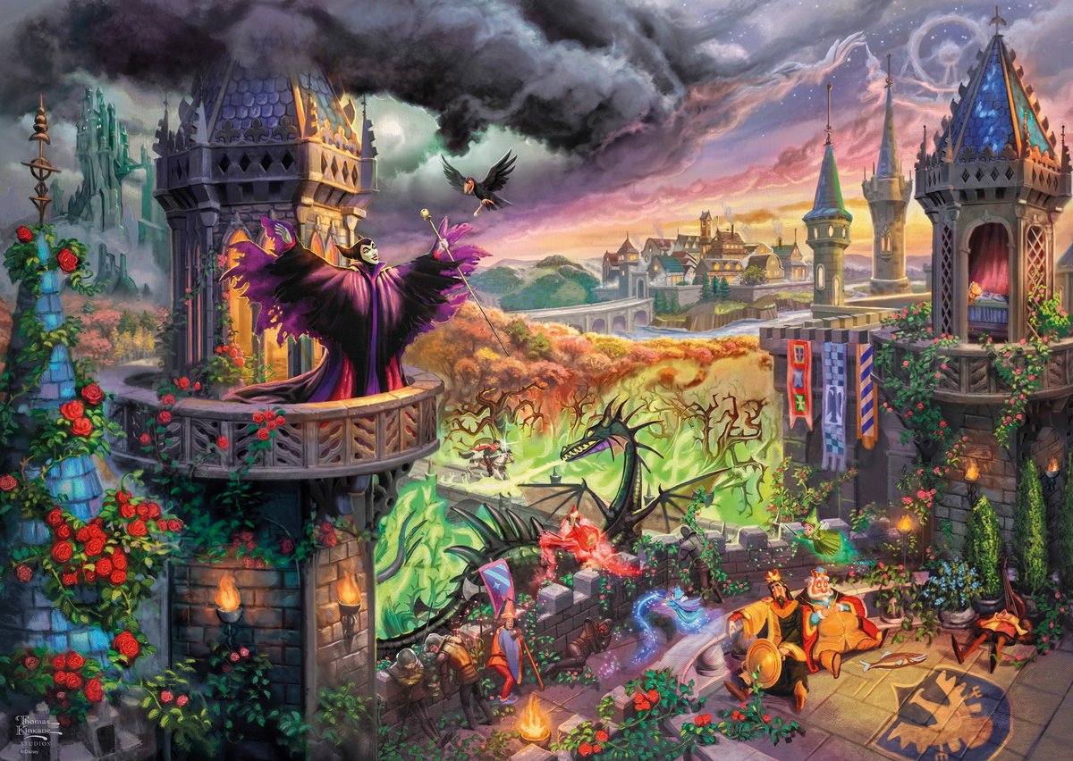 Schmidt puslespil disney maleficent 1000 stykker pap.