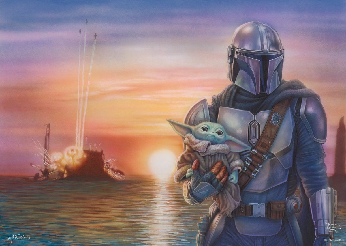 Schmidt star wars puslespil mandalorian en ny retning 1000 brikker.