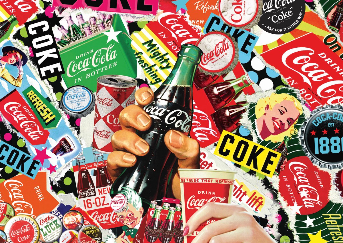 Schmidt puslespil coca cola det er! - 1000 stykker puslespil.