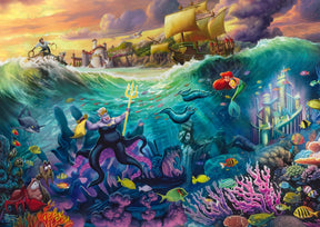 Schmidt puslespil Disney den lille havfrue Ursula 1000 brikker puslespil.
