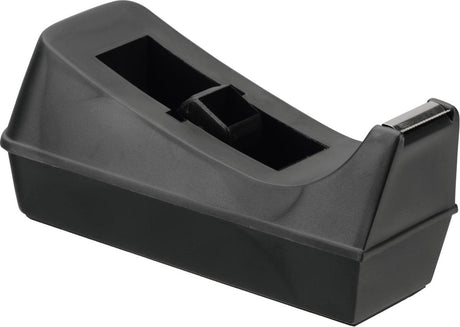 Q-connect tape dispenser, til ruller 19 mm x 33 m, sort