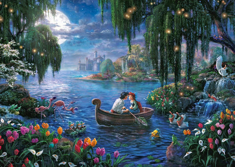 Schmidt Disney puzzle little mermaid 1000 piece jigsaw puzzle.
