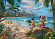 Schmidt puslespil Mickey og Minnie Mouse Hawaii - 1000 stykker Disney.