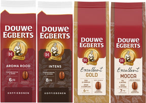 Douwe Egberts kaffebønner sort pakke - 4 x 500 gram