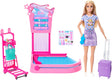 Barbie 'Malibu' rejsedukke - legesæt med bagagebælte og tilbehør