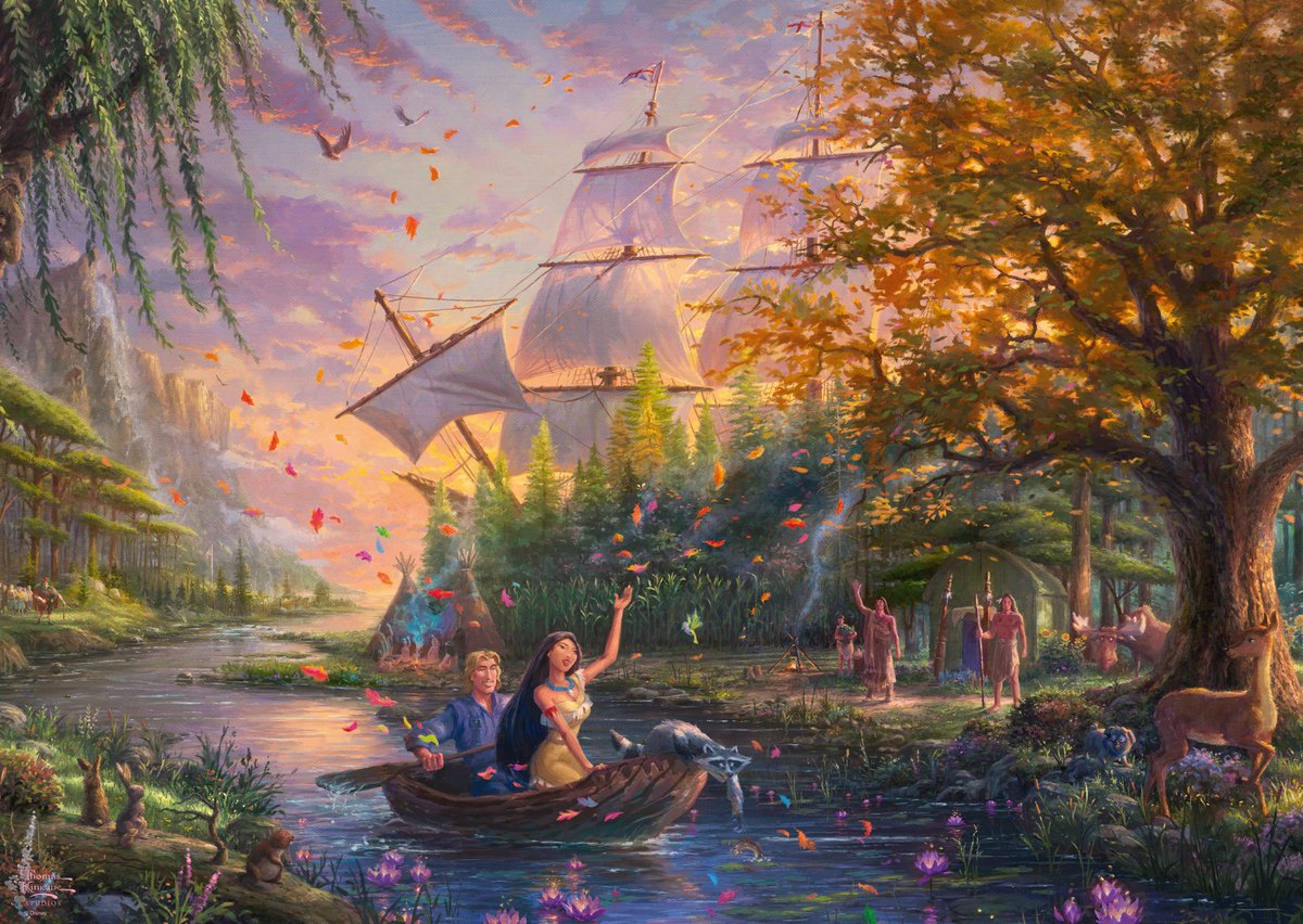 Schmidt puslespil disney pocahontas 1000 stykker pap.