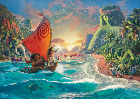 Schmidt Disney puslespil Vaiana Moana 1000 brikker filmlegetøj.