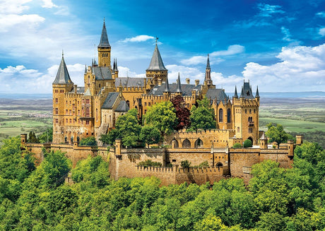 Eurographics - Hohenzollern Castle, Tyskland - 1000 brikker 68×48cm (B×H) - puslespil