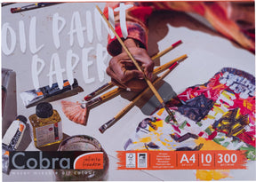 Cobra oliemalingspapir - 10 ark - a4