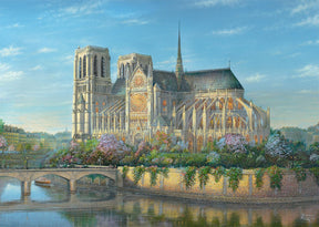Schmidt puslespil Notre Dame 1000 brikker i premium kvalitet puslespil.