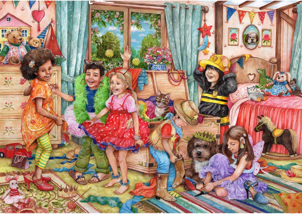 Gibsons - fancy dress sjov (af debbie cook) - 500 stykker 48×34cm (b×h) - puslespil til voksne