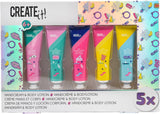 Opret det! poptastic håndcreme bodylotion 5-pak